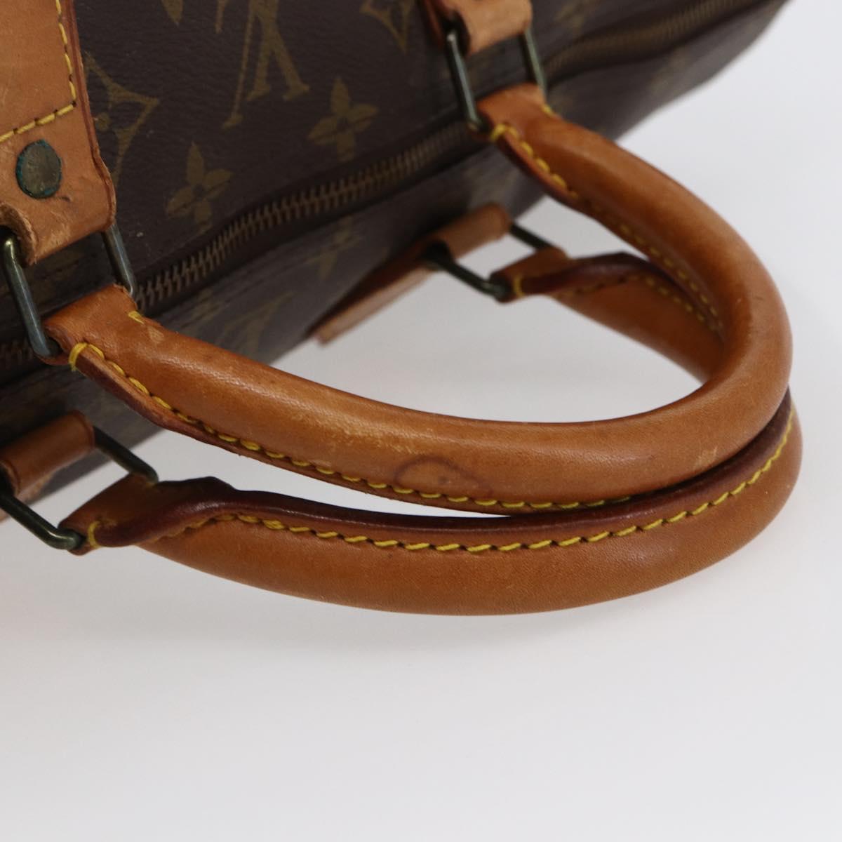 Louis Vuitton Speedy Bandouliere Bag Monogram Canvas Brown Canvas Handbag (Pre-Owned)