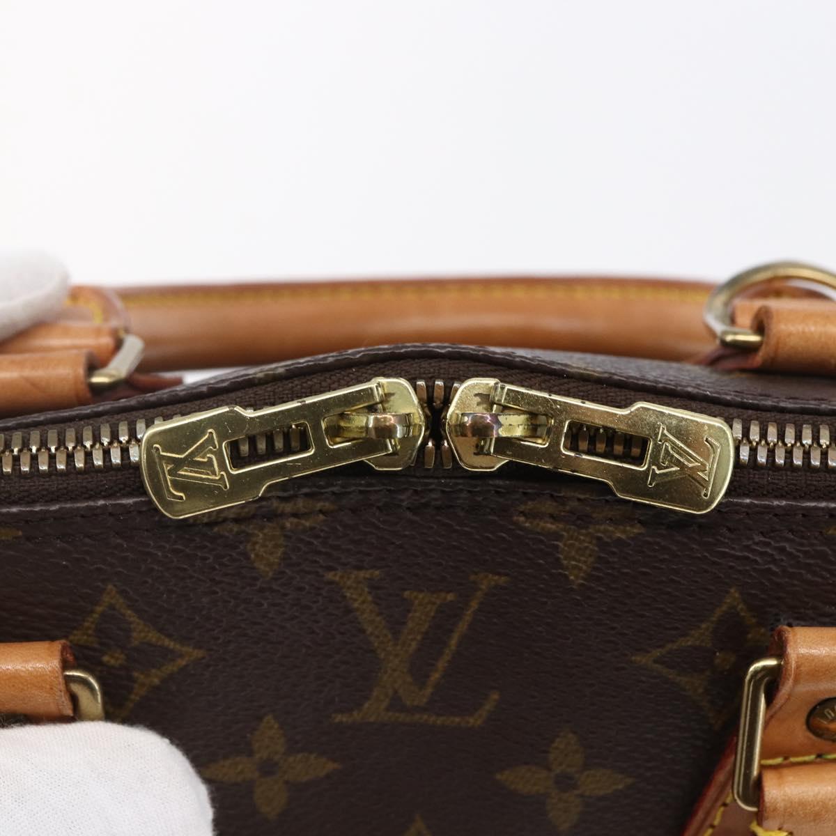 Louis Vuitton Alma Handbag Monogram Canvas Brown Canvas Handbag (Pre-Owned)