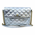 MARC JACOBS Silver Leather Handbag