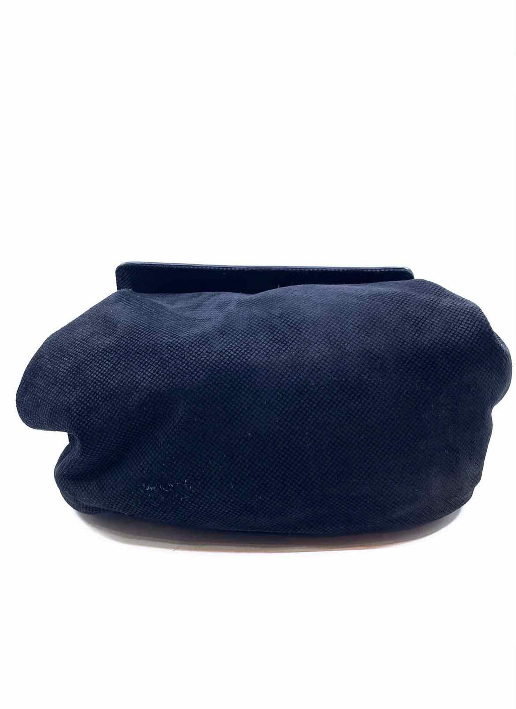 BOTTEGA VENETA Black Suede Solid Handbag