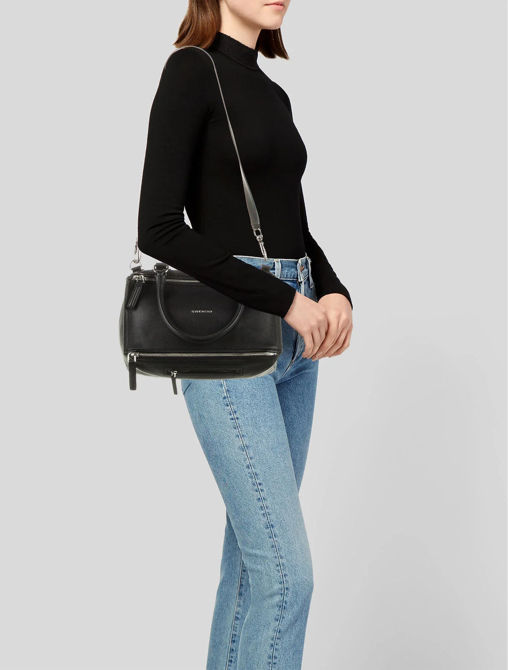 GIVENCHY LEATHER PANDORA CROSSBODY BAG