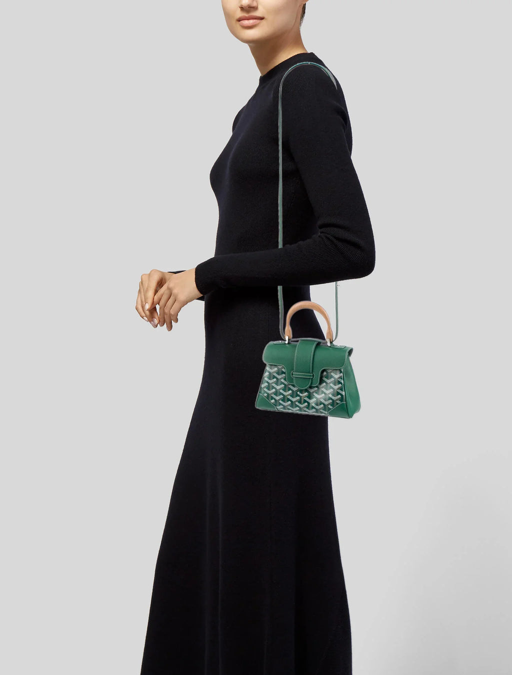 GOYARD GOYARDINE SAIGON MINI SOUPLE HANDBAG