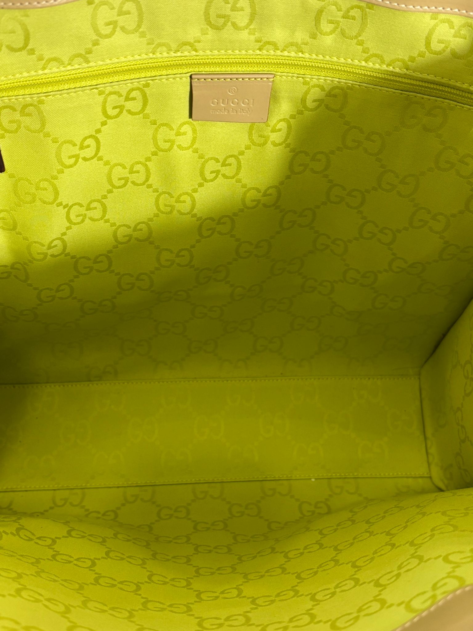 GUCCI PISTON LOCK JACKIE VINTAGE CALFSKIN TOTE BAG