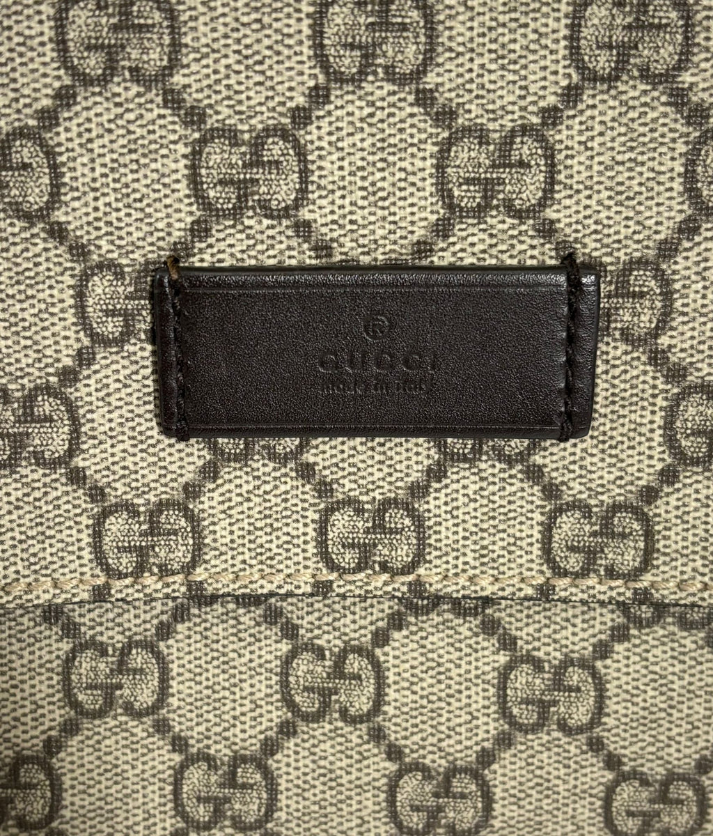GUCCI GG SUPREME CANVAS PLUS DIAPER BAG