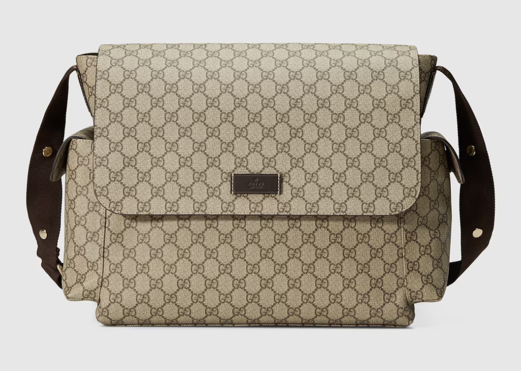 GUCCI GG SUPREME CANVAS PLUS DIAPER BAG