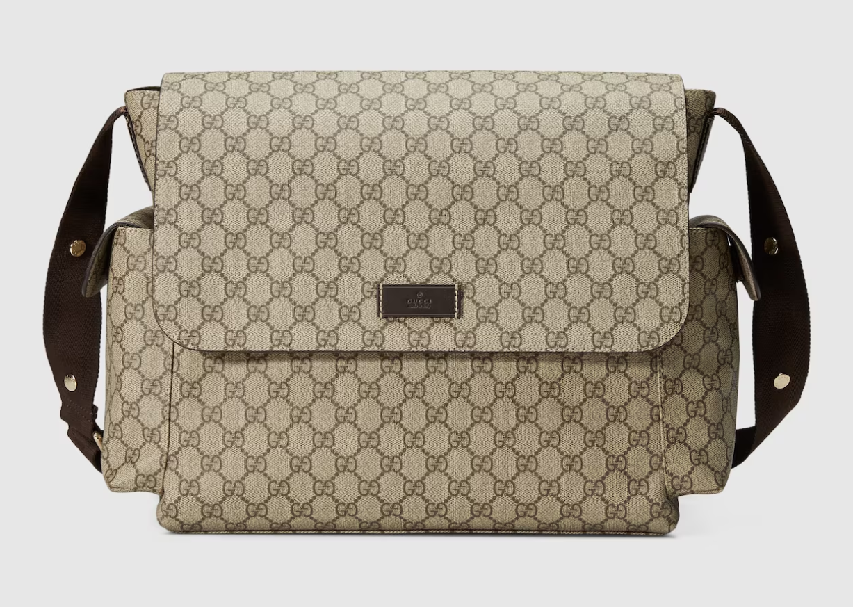 GUCCI GG SUPREME CANVAS PLUS DIAPER BAG