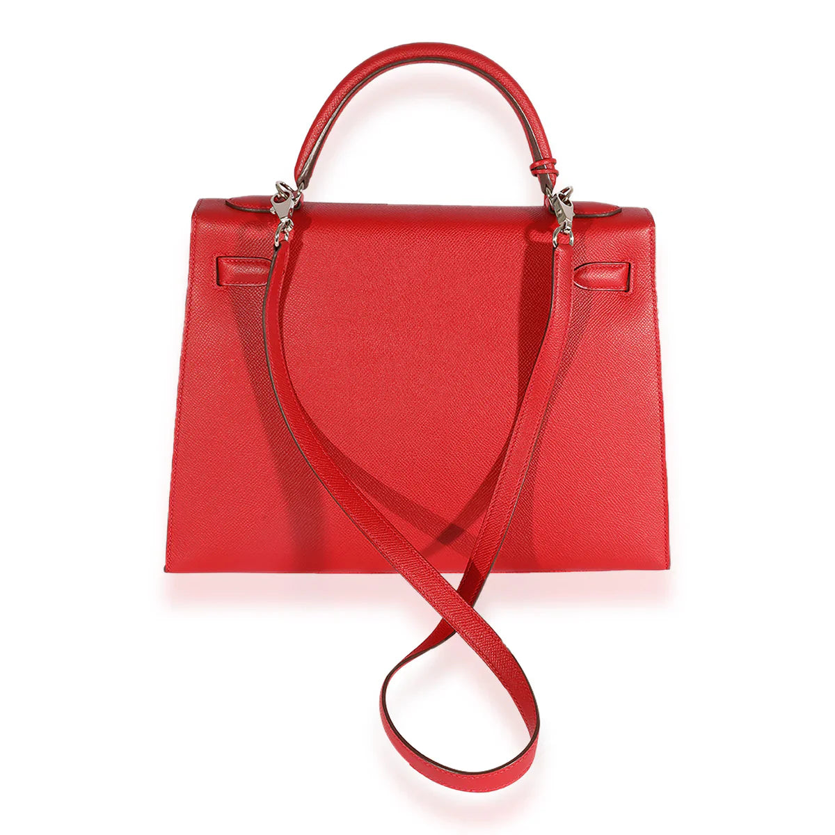 HERMÈS KELLY 32 EPSOM LEATHER ROUGE BAG