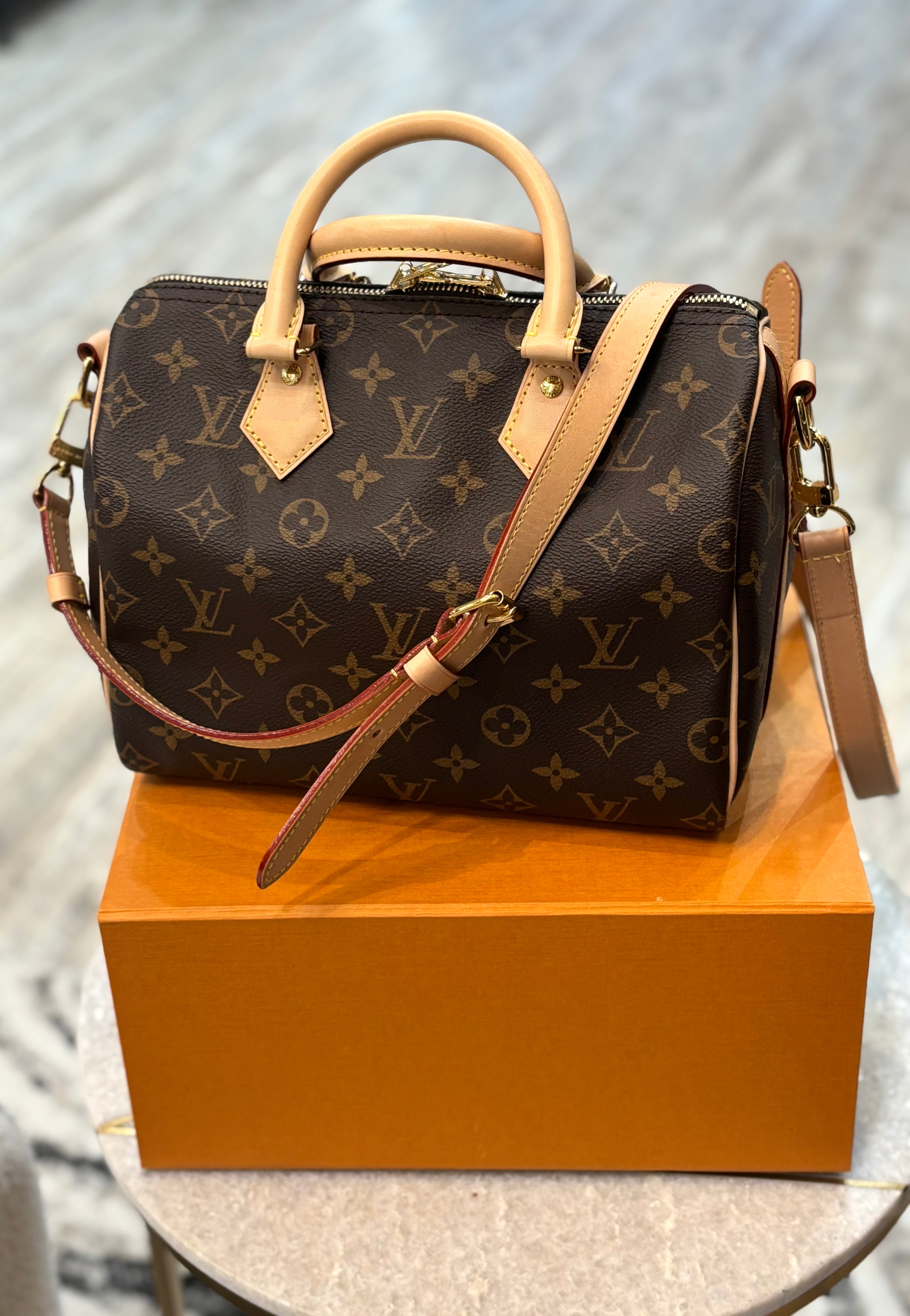 LOUIS VUITTON MONOGRAM SPEEDY 25 BANDOULIÈRE HANDBAG