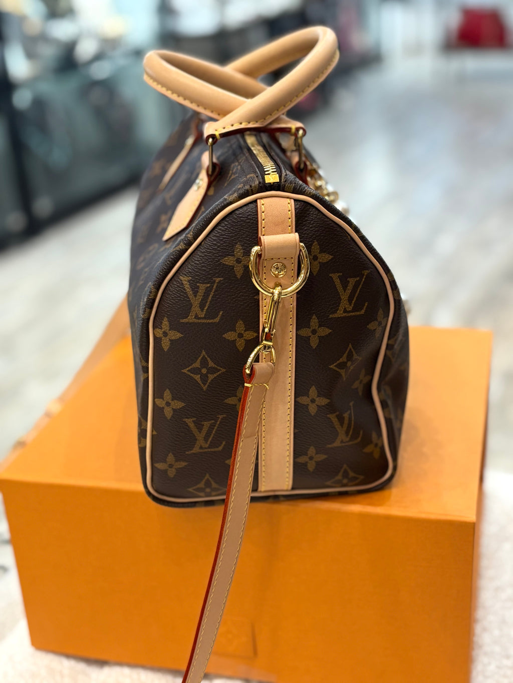 LOUIS VUITTON MONOGRAM SPEEDY 25 BANDOULIÈRE HANDBAG