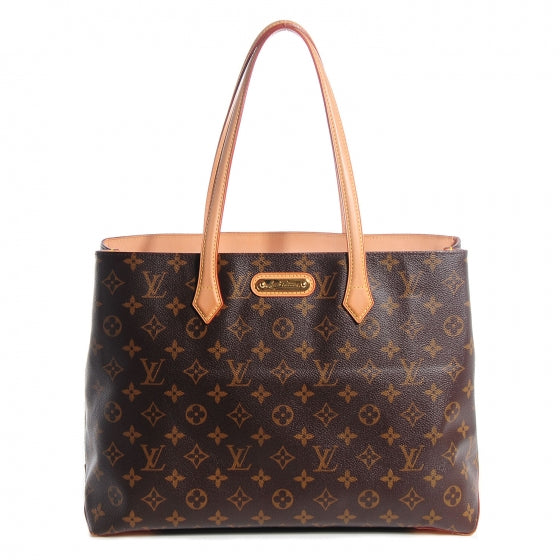 LOUIS VUITTON MONOGRAM WILLSHIRE MM TOTE BAG