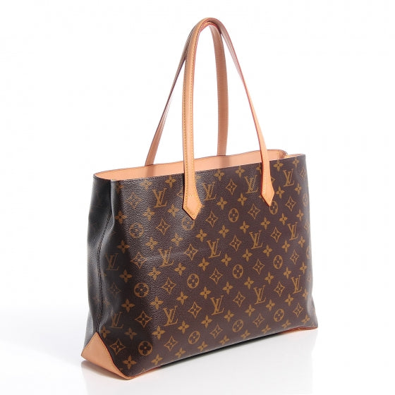 LOUIS VUITTON MONOGRAM WILLSHIRE MM TOTE BAG
