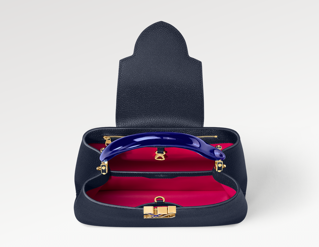 LOUIS VUITTON CAPUCINES MURANO MM TAURILLON RESIN