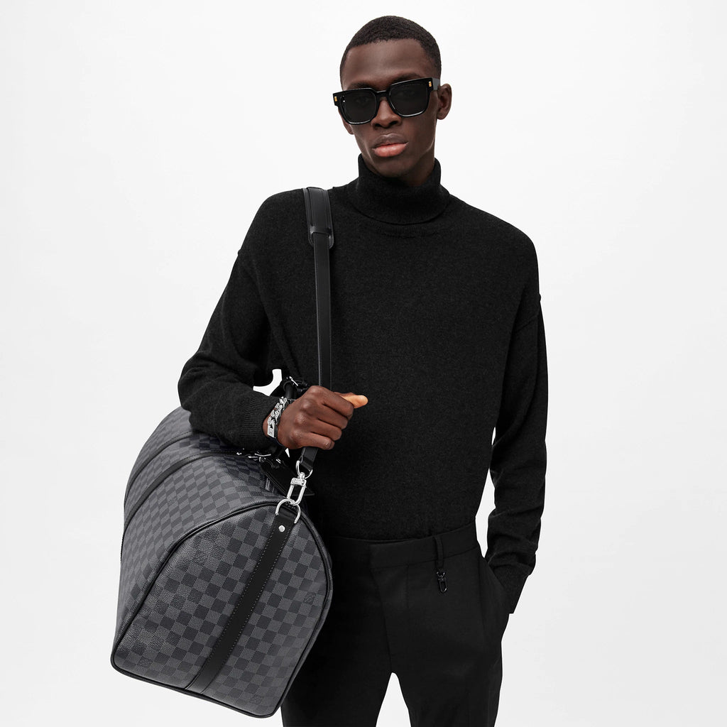 LOUIS VUITTON KEEPALL BANDOULIÈRE 55 DAMIER GRAPHITE