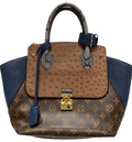 Louis Vuitton Majestuex Tote Leather Ostrich Blue Python Satchel