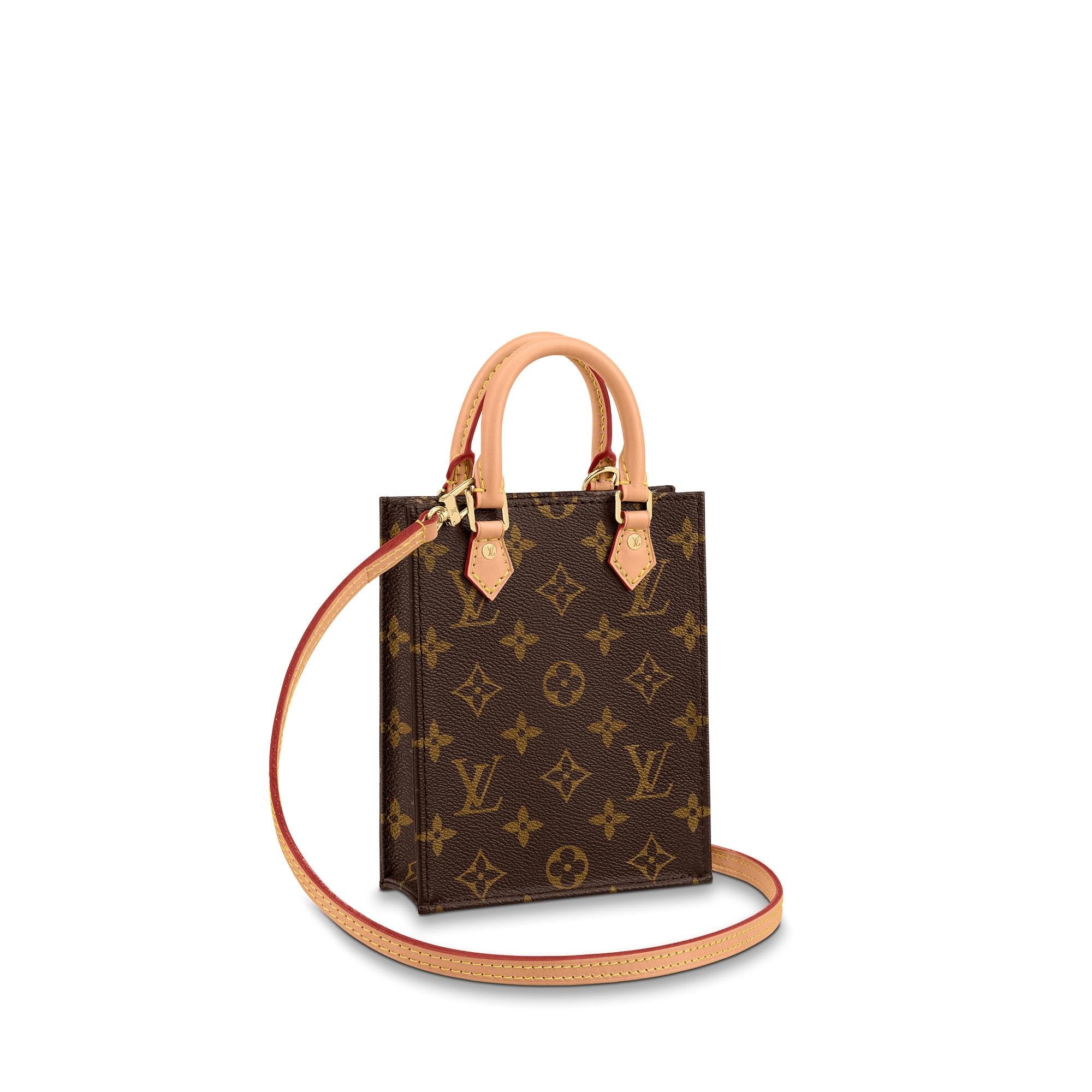 LOUIS VUITTON MONOGRAM PETIT SAC PLAT BAG