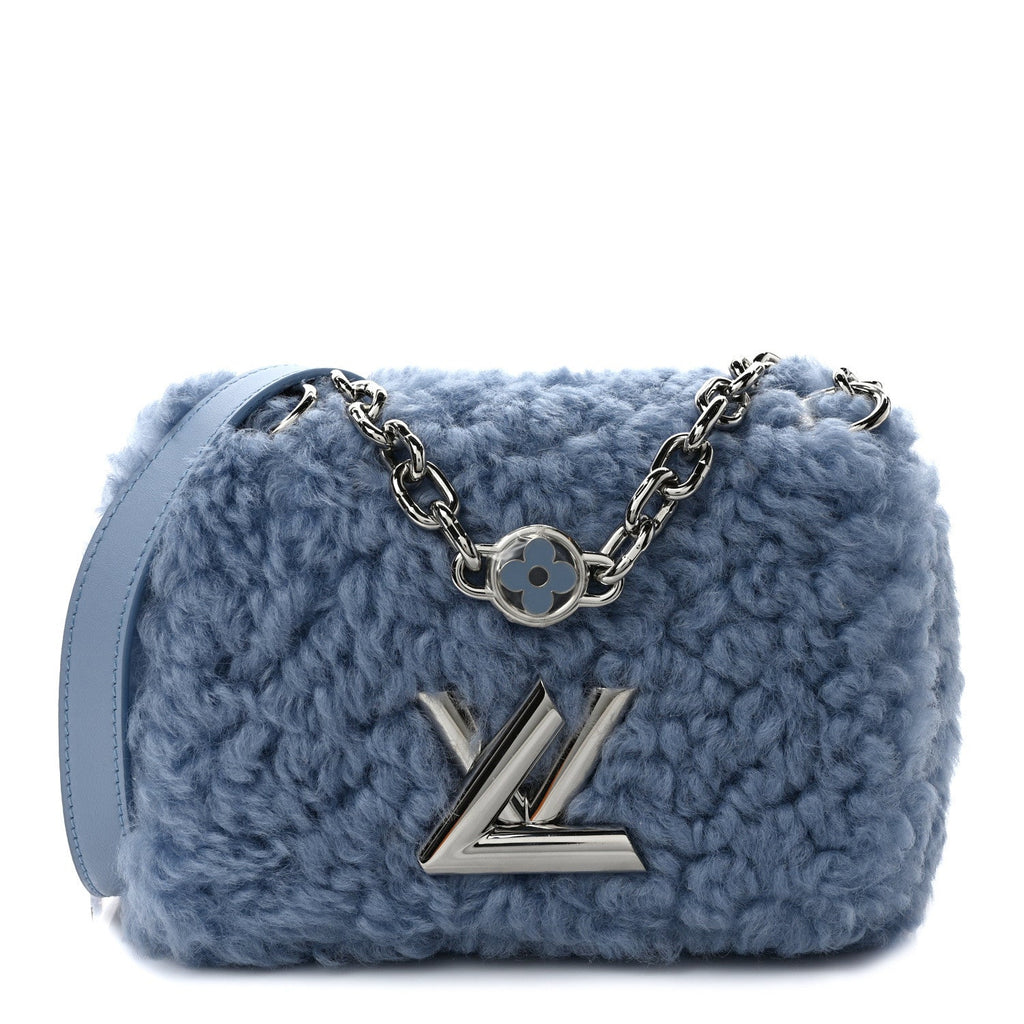 LOUIS VUITTON TWIST SHEARLING MM HANDBAG