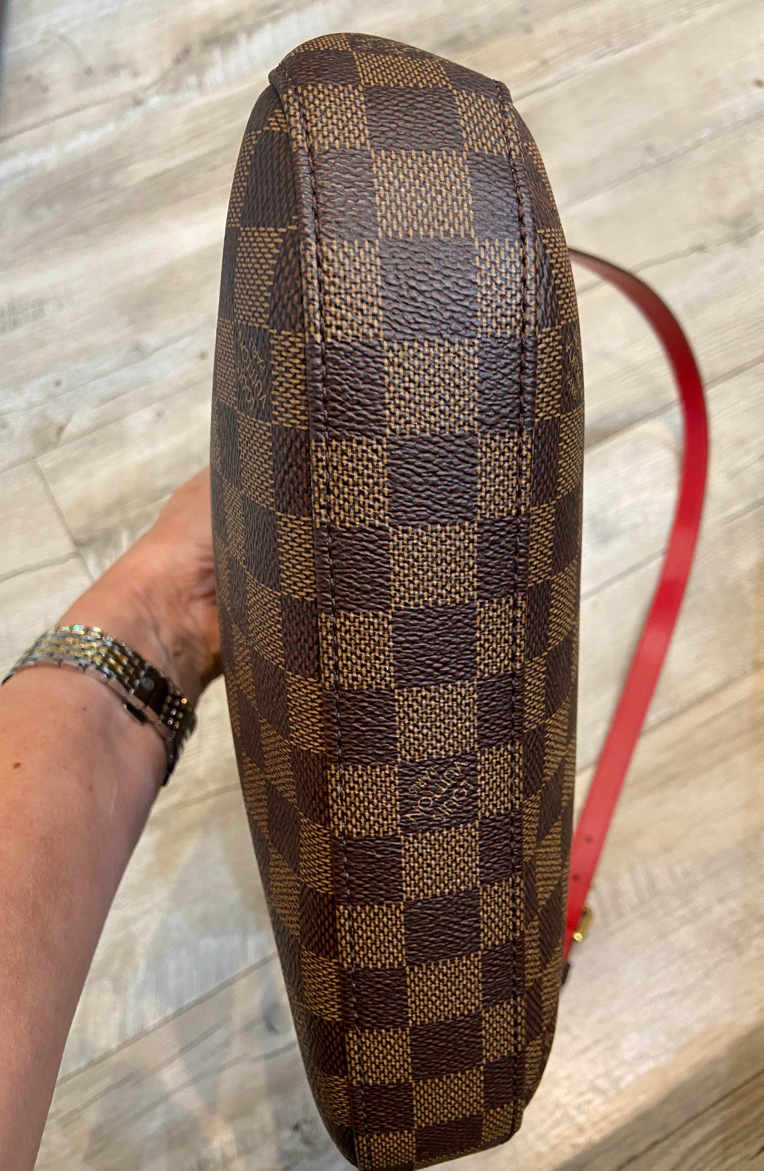 LOUIS VUITTON DAMIER EBENE SOUTH BANK CROSSBODY BAG