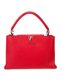 LOUIS VUITTON VEAU CAPUCINES MM CHERRY BAG
