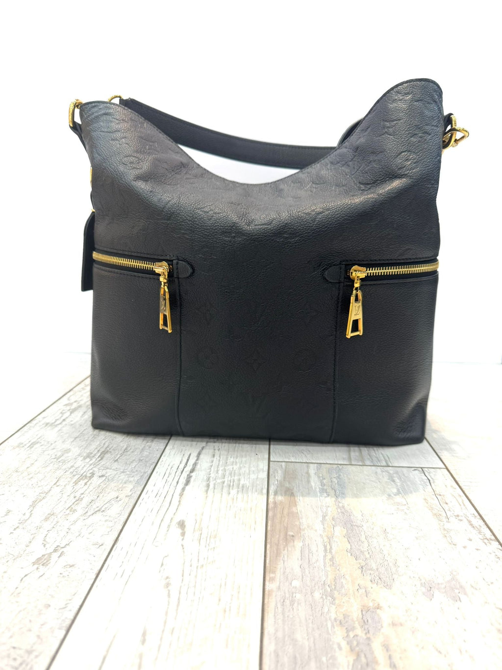 LOUIS VUITTON LV MONOGRAM EMPERINTE LEATHER MELIE SHOULDER BAG