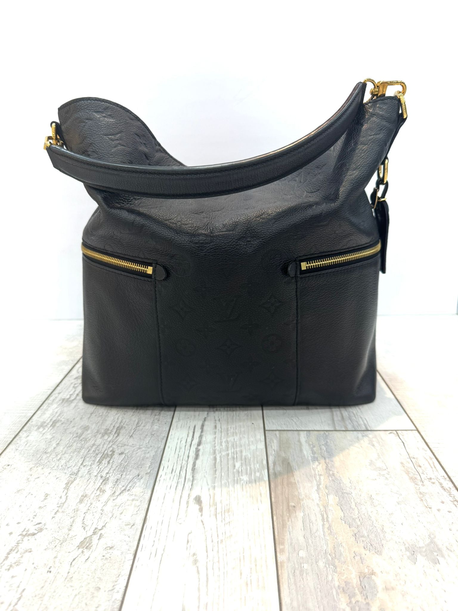 LOUIS VUITTON LV MONOGRAM EMPERINTE LEATHER MELIE SHOULDER BAG