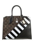 LOUIS VUITTON CALFSKIN MONOGRAM CITY STEAMER STUD MM MINI HANDBAG