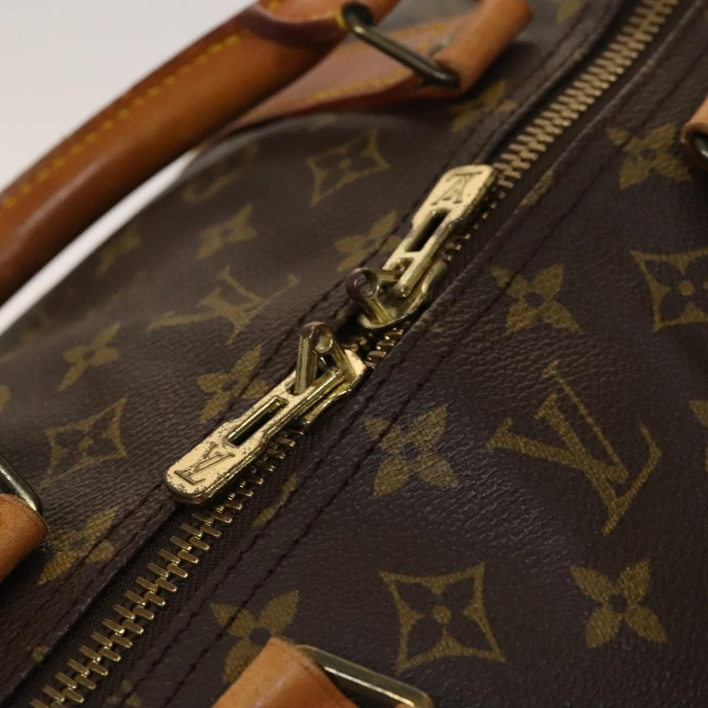 Louis Vuitton Keepall Bag Monogram Canvas Brown Canvas Travel Bag Bag (Pre-Owned)