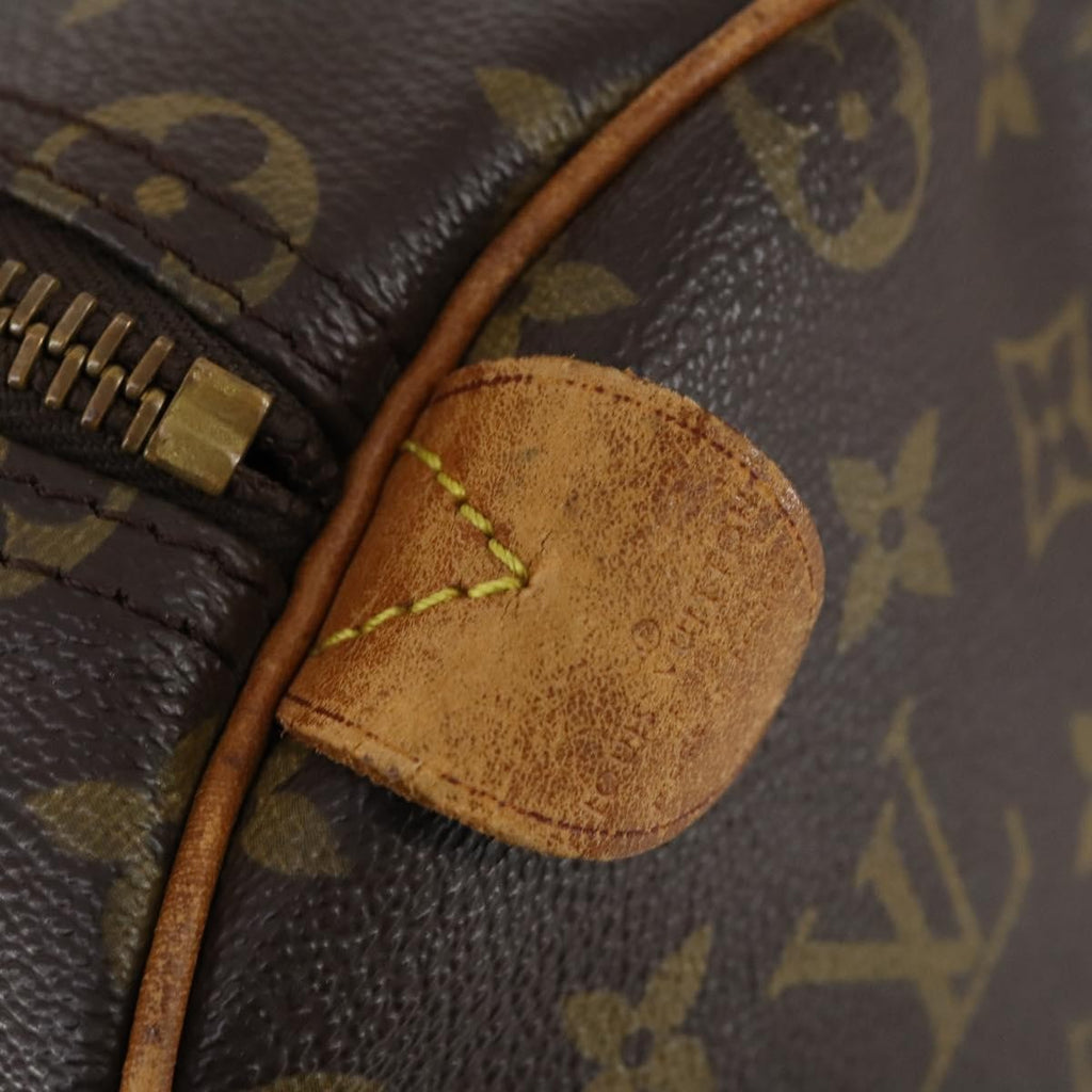 Louis Vuitton Keepall Bag Monogram Canvas Brown Canvas Travel Bag Bag (Pre-Owned)