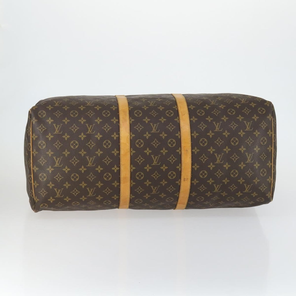 Louis Vuitton Keepall Bag Monogram Canvas Brown Canvas Travel Bag Bag (Pre-Owned)