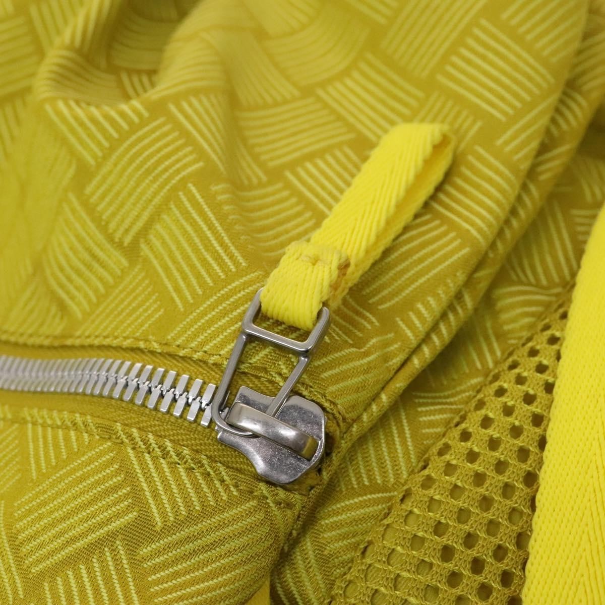 Bottega Veneta Vintage Backpack Nylon Yellow Nylon Backpack Bag (Pre-Owned)