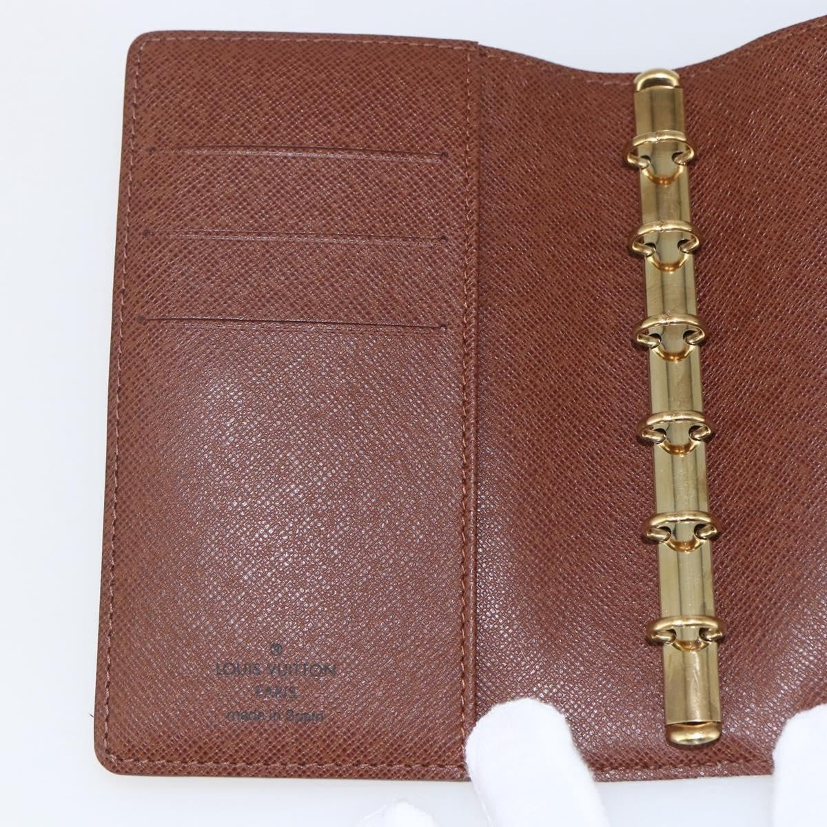 Louis Vuitton Agenda Cover Monogram Panda Brown Canvas Wallets Accessory (Pre-Owned)