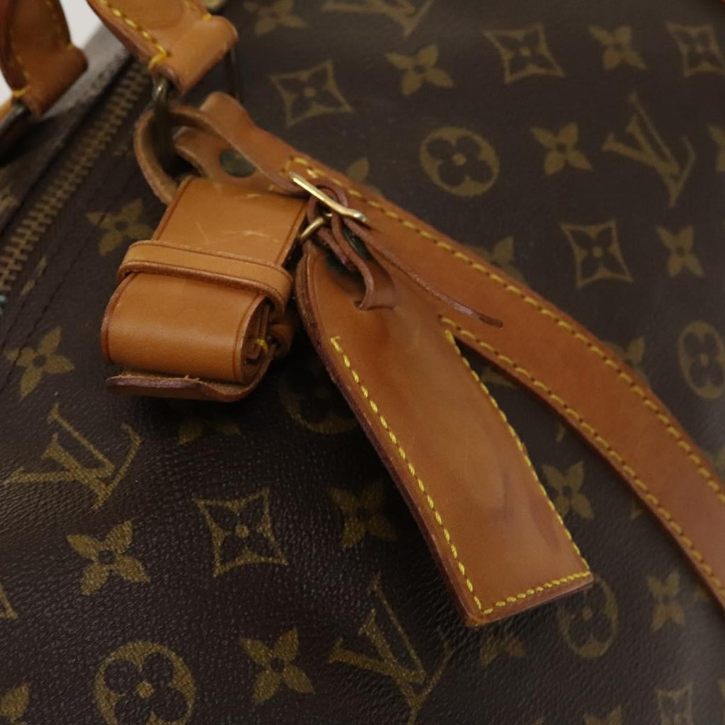 Louis Vuitton Keepall Bag Monogram Canvas Brown Canvas Travel Bag Bag (Pre-Owned)