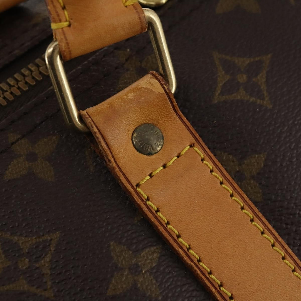 Louis Vuitton Keepall Bag Monogram Canvas Brown Canvas Travel Bag Bag (Pre-Owned)