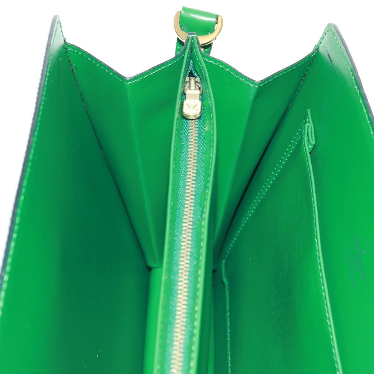 Louis Vuitton Capucines Shoulder Bag Epi Leather Green Leather Shoulder Bag Bag (Pre-Owned)