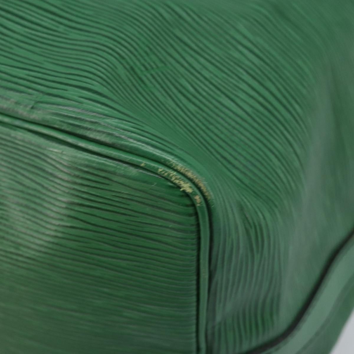 Louis Vuitton Petit Noe Handbag Epi Leather Green Leather Shoulder Bag Bag (Pre-Owned)