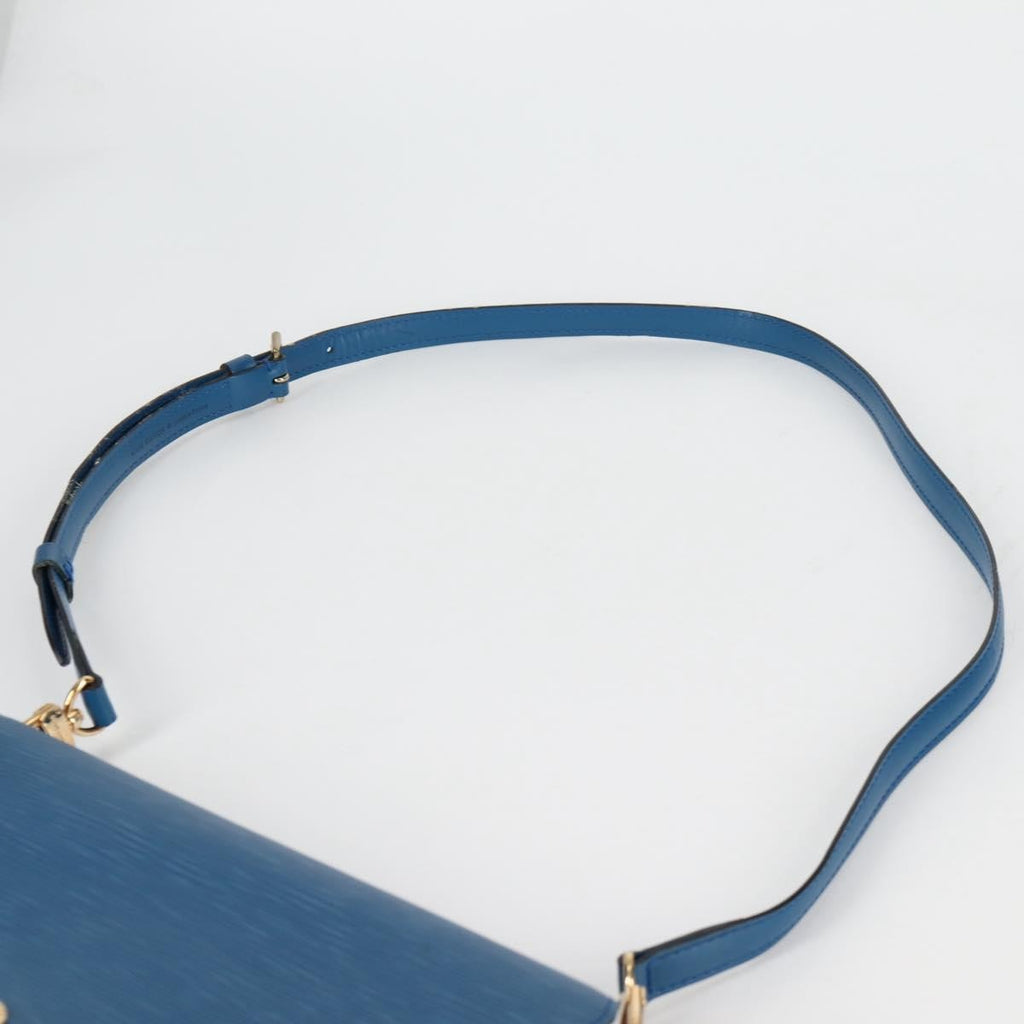 Louis Vuitton Grenelle Shoulder Bag Epi Leather Blue Leather Shoulder Bag Bag (Pre-Owned)