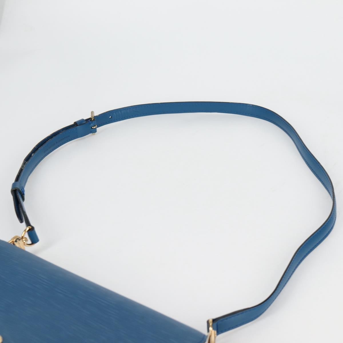 Louis Vuitton Grenelle Shoulder Bag Epi Leather Blue Leather Shoulder Bag Bag (Pre-Owned)