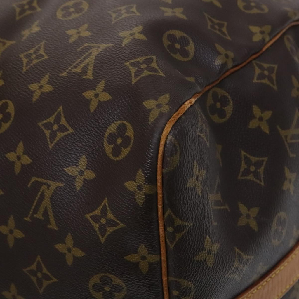 Louis Vuitton Keepall Bandouliere Bag Monogram Canvas Brown Canvas Travel Bag Bag (Pre-Owned)