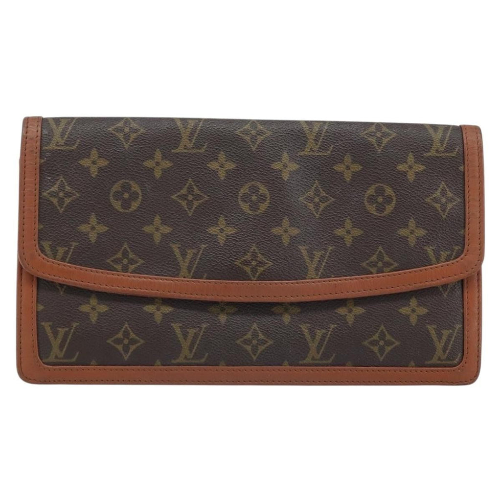 Louis Vuitton Dame Pochette Monogram Canvas Brown Canvas Clutche & Pouche Bag (Pre-Owned)