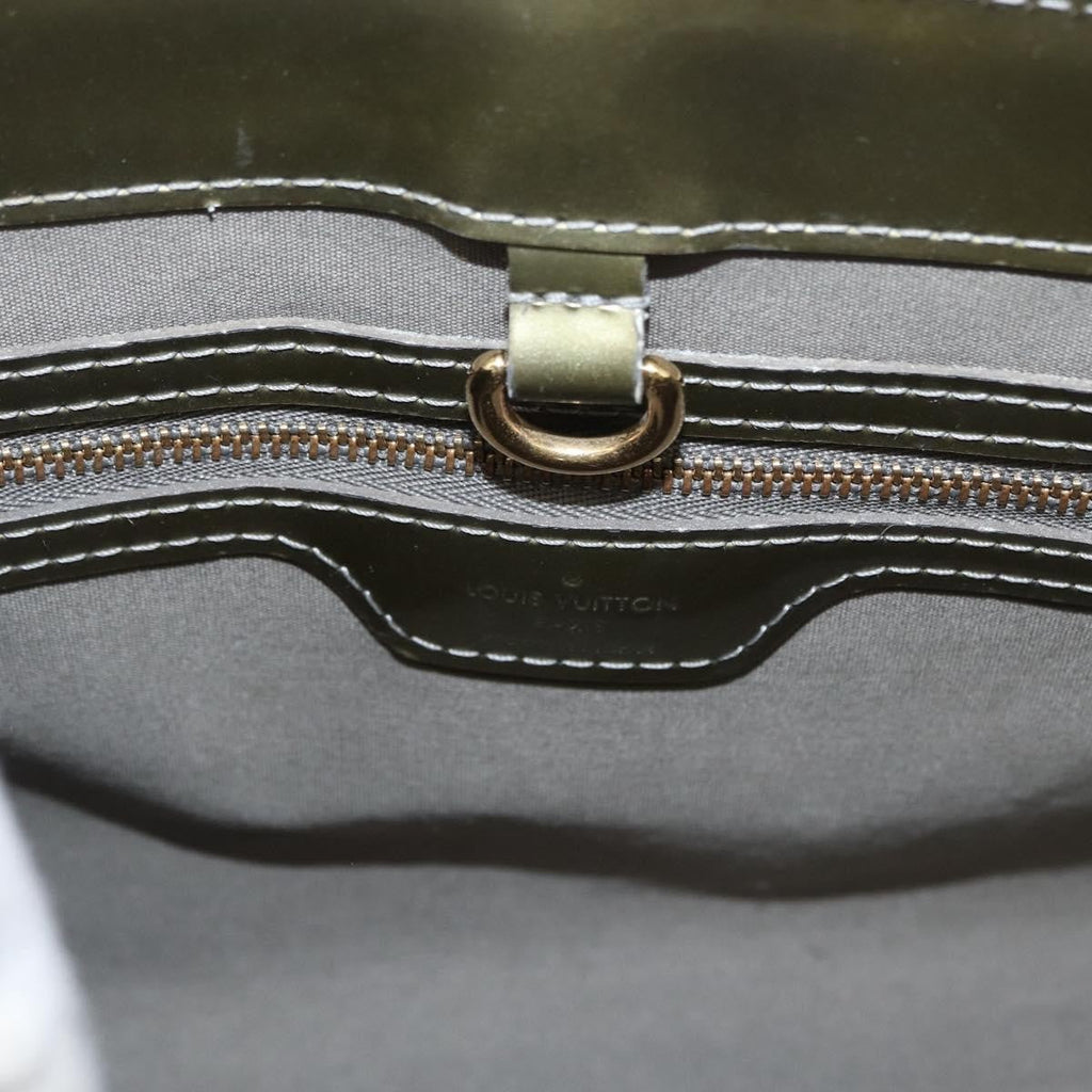 Louis Vuitton Wilshire Handbag Monogram Vernis Gray Patent_Leather Tote Bag Bag (Pre-Owned)