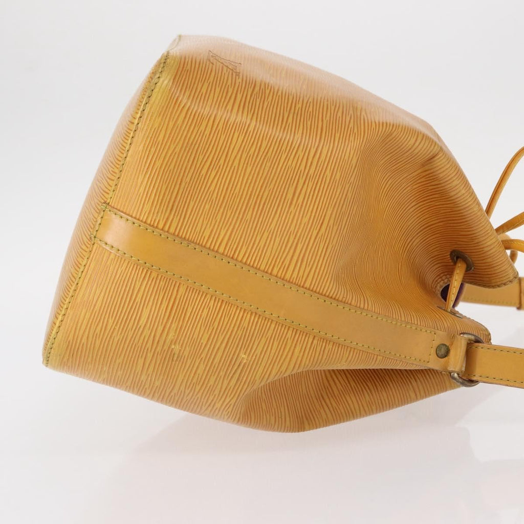 Louis Vuitton Petit Noe Handbag Epi Leather Yellow Leather Shoulder Bag Bag (Pre-Owned)