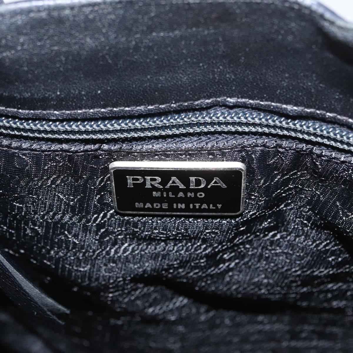 Prada Vintage Handbag Patent Leather Black Patent_Leather Handbag (Pre-Owned)
