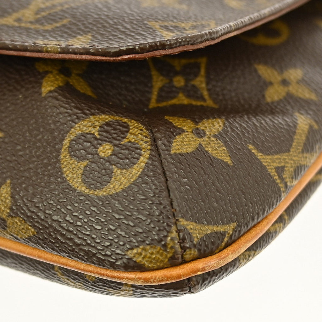 Louis Vuitton Musette Salsa Handbag Monogram Canvas Brown Canvas Shoulder Bag Bag (Pre-Owned)