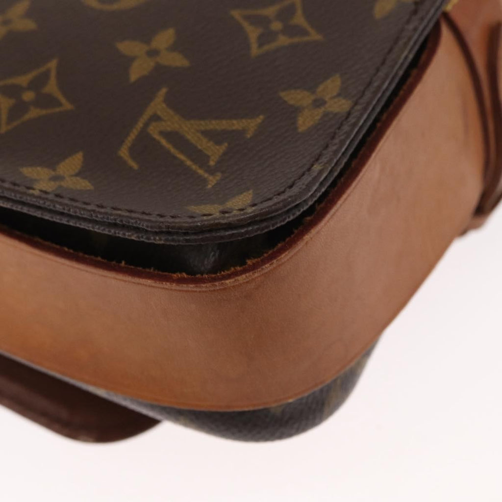 Louis Vuitton Cartouchiere Handbag Monogram Canvas Brown Canvas Shoulder Bag Bag (Pre-Owned)