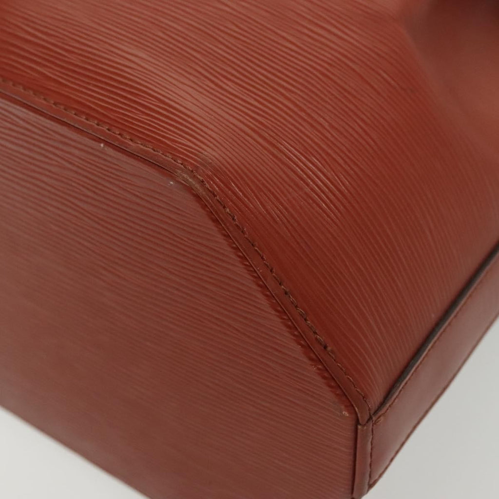 Louis Vuitton Vintage Sac D'epaule Handbag Epi Leather Brown Leather Bag (Pre-Owned)