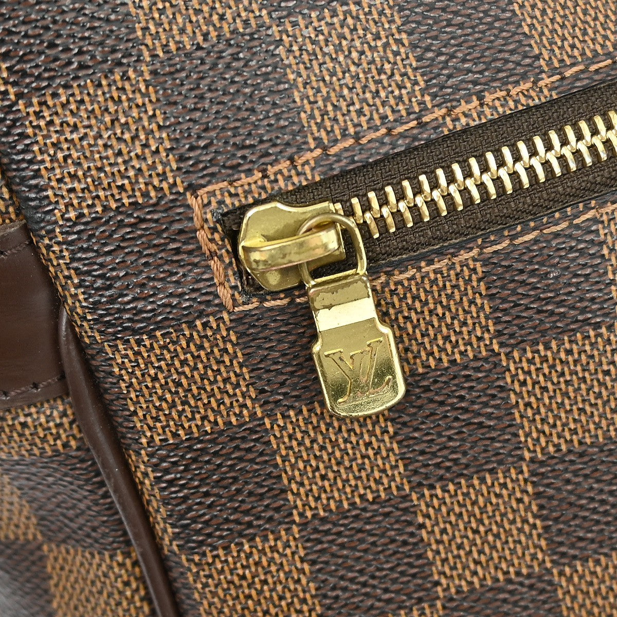 Louis Vuitton Melville Messenger Bag Damier Brown Canvas Shoulder Bag Bag (Pre-Owned)