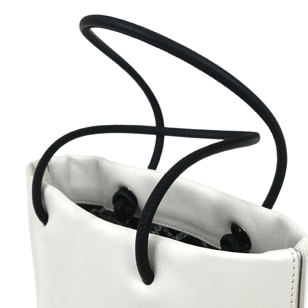 Chanel Essential Shopping Tote Leather White Calfskin Tote Bag Bag (Pre-Owned)