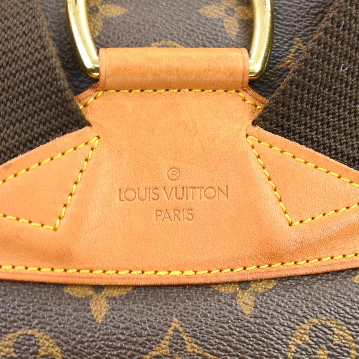 Louis Vuitton Vintage Montsouris Backpack Monogram Canvas Brown Canvas Backpack Bag (Pre-Owned)