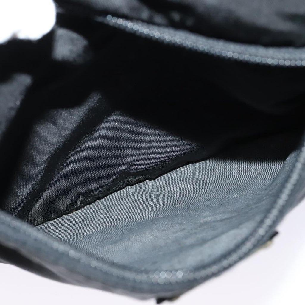 Prada Front Pocket Messenger Bag Tessuto Black Nylon Shoulder Bag Bag (Pre-Owned)