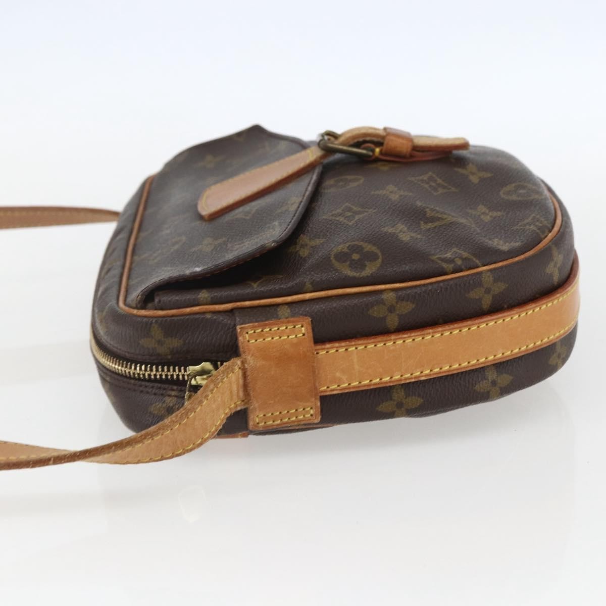 Louis Vuitton Jeune Fille Handbag Monogram Canvas Brown Canvas Shoulder Bag Bag (Pre-Owned)