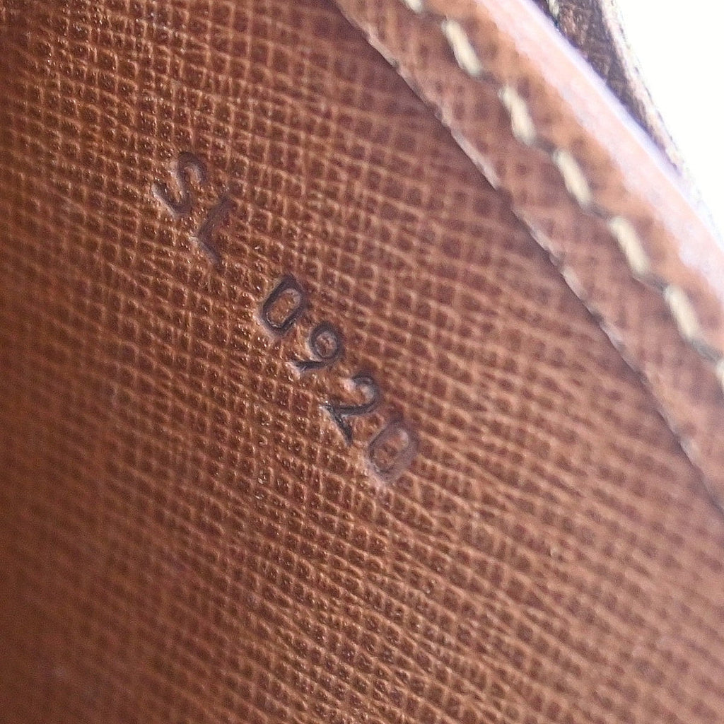 Louis Vuitton Cartouchiere Handbag Monogram Canvas Brown Canvas Crossbody Bag Bag (Pre-Owned)